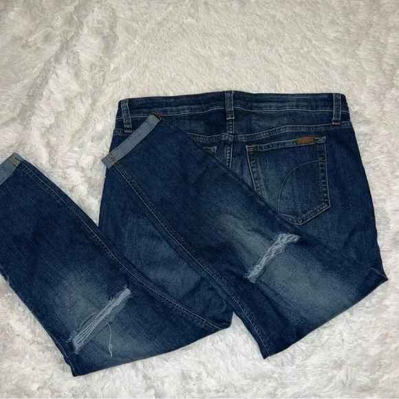 Joes Jeans Size W 31 Rolled Crop Fit Dark Wash - Picture 1 of 5
